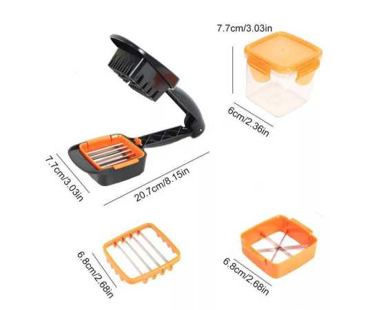 Kitchen Nicer Dicer cutter 5 in 1 Multi-Cutter