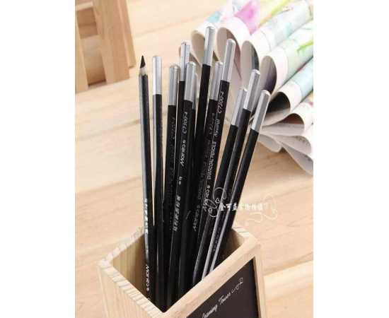 Pack Of 3 - Maries Charcoal Pencils - Hard