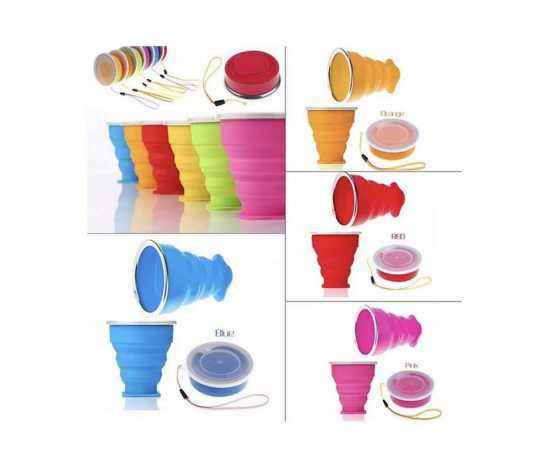 1 Pc Foldable Traveling Drinking Water Glass