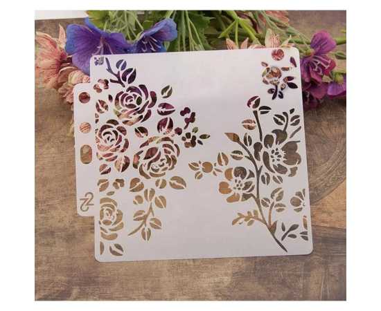 3pcs Different Designs Reusable Flower & leaves  - 1 Piece3pcs Different Designs Reusable Flower & leaves  - 1 Piece