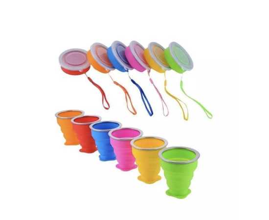 1 Pc Foldable Traveling Drinking Water Glass
