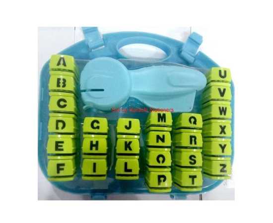 26pcs A to Z ABC 5/8inch) DIY Assorted Paper Punching Machine26pcs A to Z ABC 5/8inch) DIY Assorted Paper Punching Machine