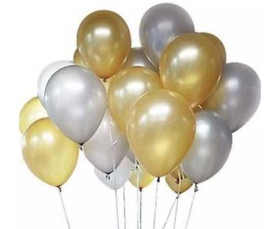 Pack of 24 - Golden Balloons Set (Large)