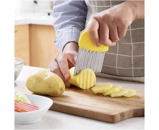 French Fries Cutter Wavy Edged Slicer Kitchen Tool