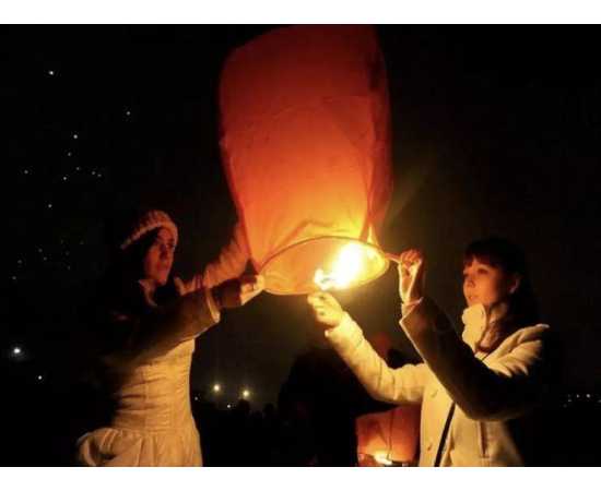 Pack of 10 - Sky Flying Lantern fire balloon For Parties