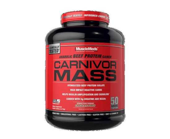 MuscleMeds Carnivor Mass Anabolic Beef Protein Gainer 6lbs