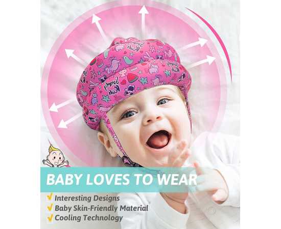 Baby Safety Crawling Walking Safety Helmet Cap