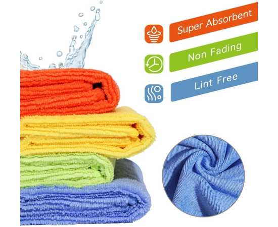 24 PCS Kitchen Shelves Dusters Cleaning Towel