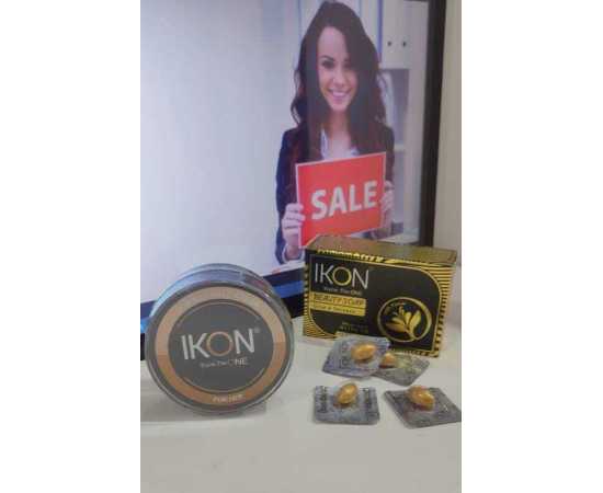 Ikon Women's Cream / Soap & Vitamin E Capsules - Pack of 3