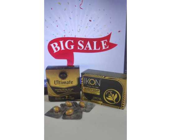 Ikon Ultimate Cream Soap & Capsules - Pack Of 3