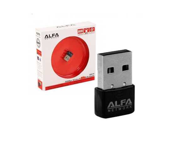 Alfa Mini Wifi Adapter Catcher 300-Mbps Alfa USB LAN Card For Computer Laptop