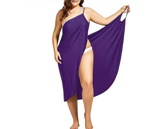 Bihaam Pure Crepe Honeymoon Nighty for women