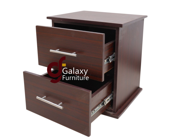 Stylish double Bed with side tables Drawer