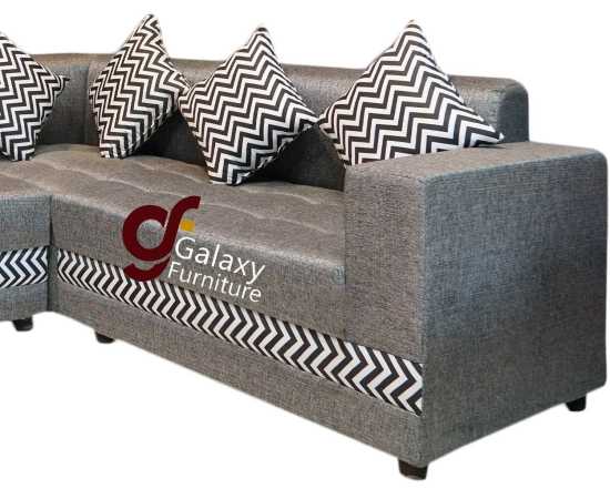 Shaggy L-Shape Sofa 5 seater