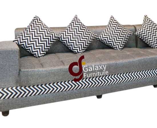 Shaggy L-Shape Sofa 5 seater