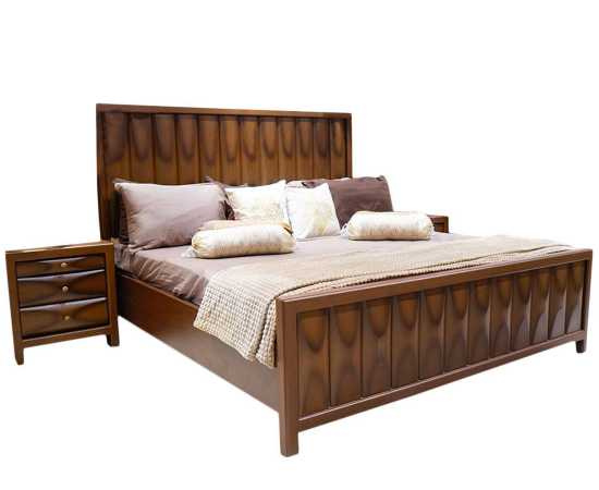 Belgium Stylish double Bed with side tables