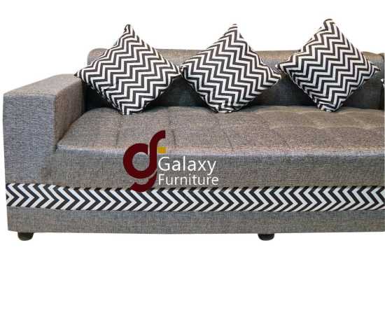 Shaggy L-Shape Sofa 5 seater