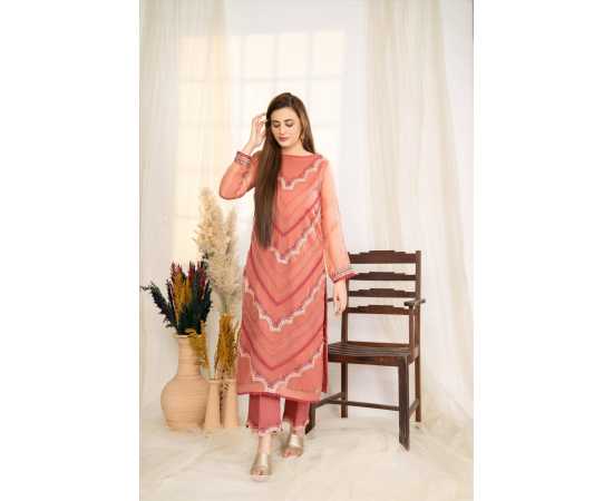 Enchanted Glow - Winter Collection Digital Printed 2 PCS Women Stitch Suit