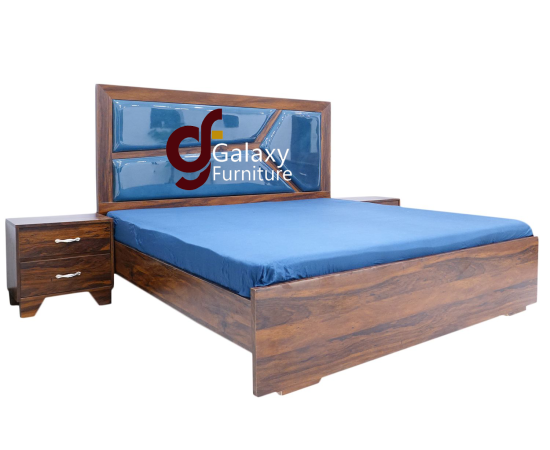 Stylish Kishmish double Bed with side table Stylish Kishmish double Bed with side table