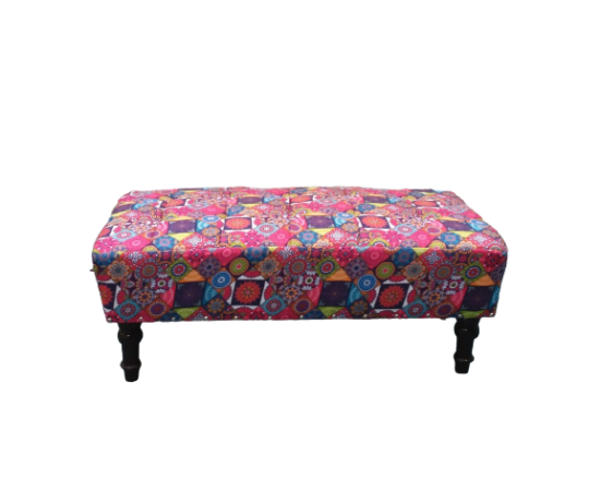 Puffy Bench 44 inches deep tufted style elegant stitching 18 inches