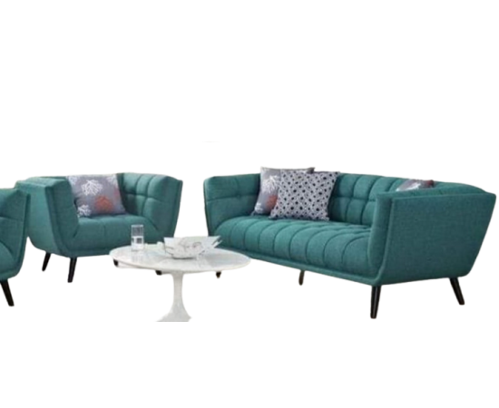 Green Square style Sofa 5 Seater Diamond Supreme