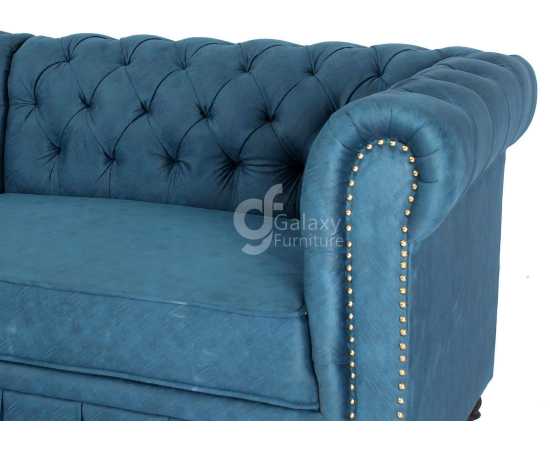 Galaxy L-Shape Sofa Moline 5 seater Full Tufted