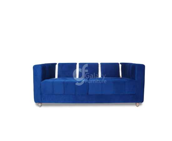 Five Seater Turkish Design Blue Velvet Modern Design Sofa Set