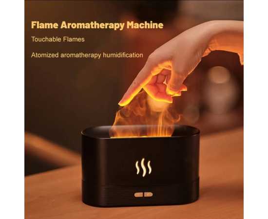 Simulation Colorful Flame Air Humidifier With LED Lighting