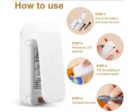 Mini Heat Bag Sealing Machine Kitchen Accessories