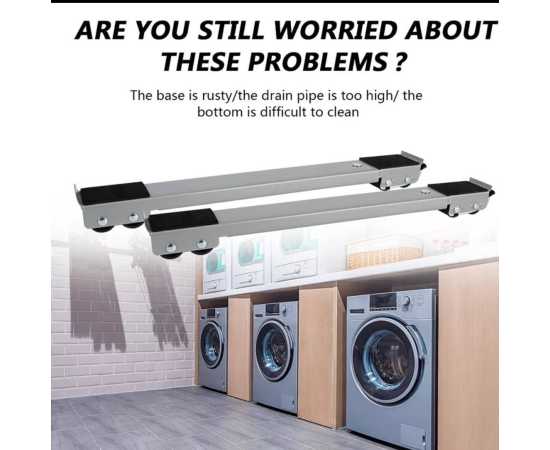 1 Pair Heavy Duty Telescopic Washing Machine Refrigerator Appliance Mover Tool