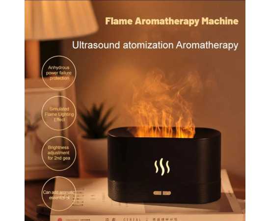 Simulation Colorful Flame Air Humidifier With LED Lighting