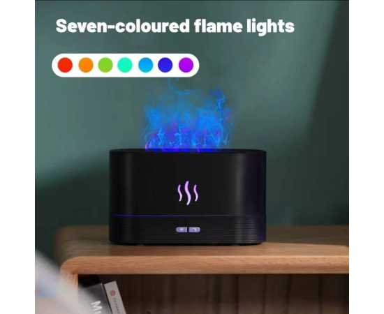 Simulation Colorful Flame Air Humidifier With LED Lighting
