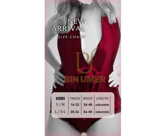 Bin Umer Western Style Silk Bridal Honeymoon nighty for Women