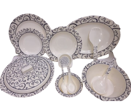 Excellent Melamine Double Glaze Dinner/Table Ware Set (68 Pcs) - Dw-04