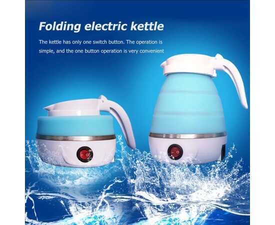 Electric Kettle Silicone Foldable Water Kettles Compression Leak