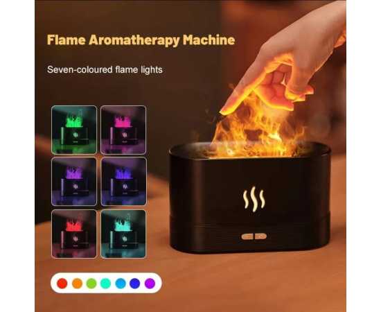 Simulation Colorful Flame Air Humidifier With LED Lighting