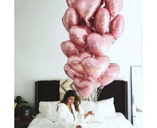 5 Pcs Hearts For Valentine & Special Party Balloons