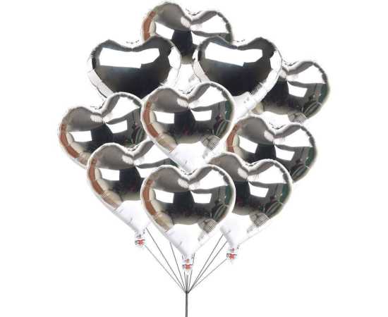5 Pcs Hearts For Valentine & Special Party Balloons