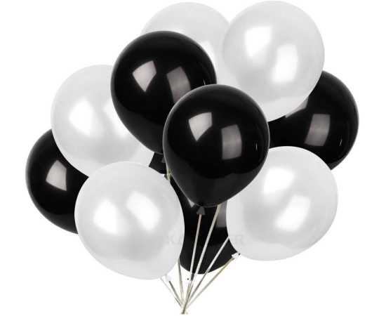 Happy Birthday Card & Foil Theme Decoration Balloons Set