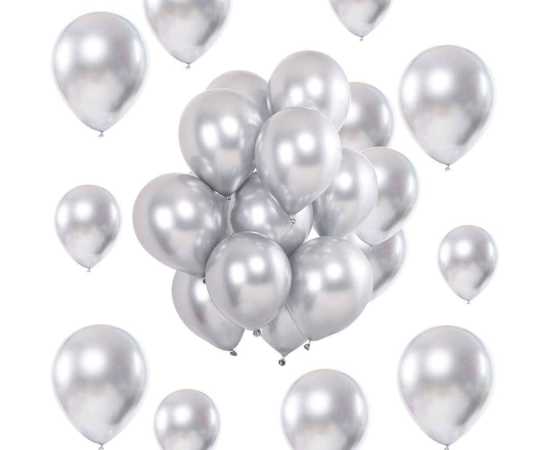 Blue & White Charming Happy Birthday Theme Balloons Set