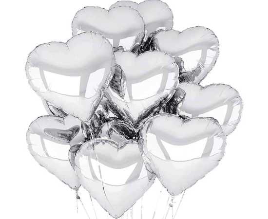 5 Pcs Hearts For Valentine & Special Party Balloons