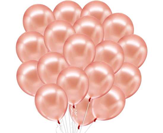 10 PCS Of Chrome Metallic Balloons Set For Wedding & Parties