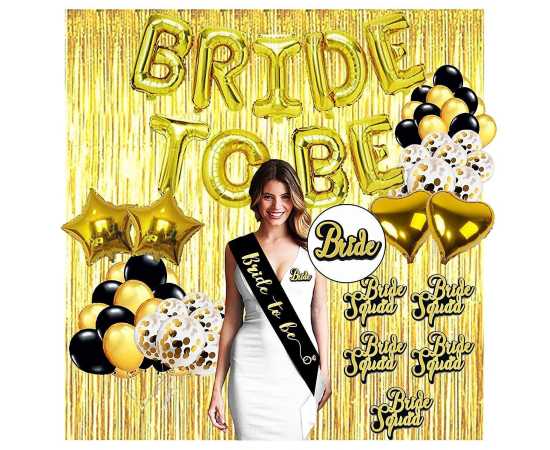 Bride To Be Foil Balloon & Party Decorations Balloons Set