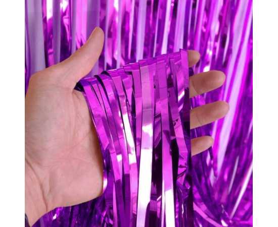 Golden & Purple Birthday Theme Balloons Set