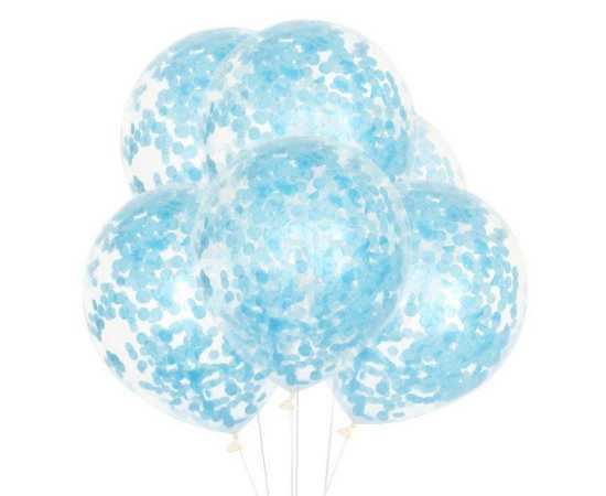 10 Pcs Confetti Balloons Pack For Birthday Decoration