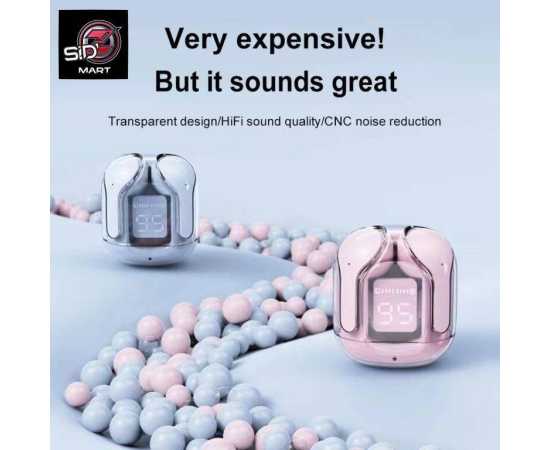 Air 31 Wireless Transparent Earbuds with Deep Bass