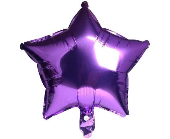 Golden & Purple Birthday Theme Balloons Set