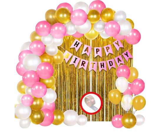 Happy Birthday Theme Balloons Set For Home Decors