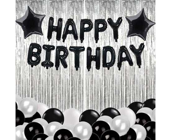 Happy Birthday Balloons For Decoration Kit