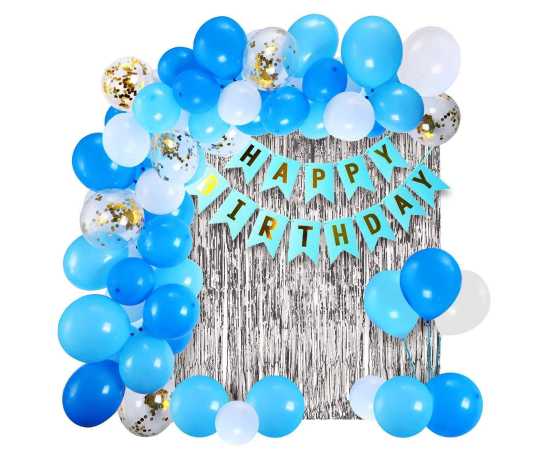 Happy Birthday Theme Balloons Set For Home Decors